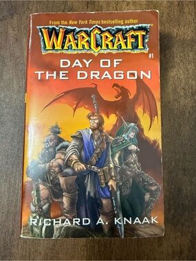 📚3 for $12📚 WarCraft: Day of the Dragon Paperback - Vibrant Orange Cover